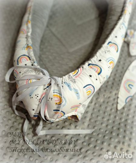 Кокон гнездышко для новорожденных новый mbb