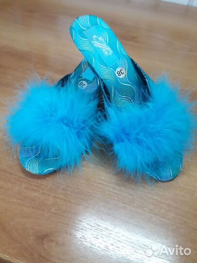 Тапочки домашние, новые.С пушком