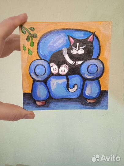 Картины мини акрилом 