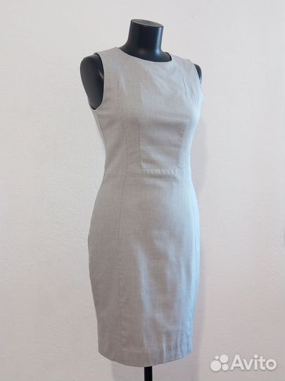 Новое серое платье футляр H&M