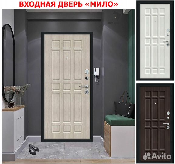 Двери входные металлические