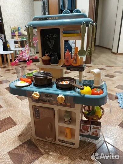 Детская кухня с паром, музыкой и светом.Подарок