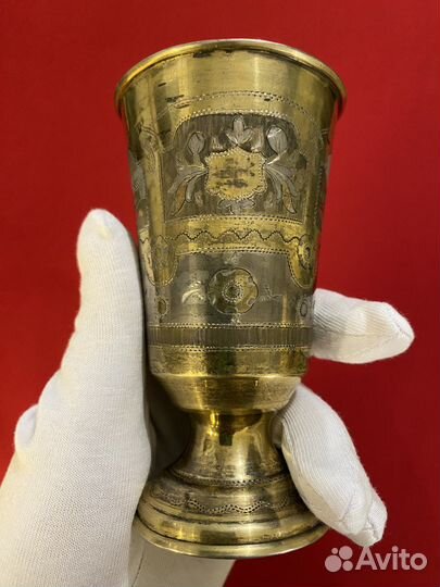 Царский серебряный бокал, 84 пробы