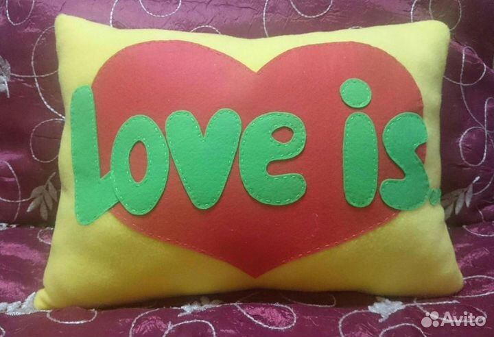 Подушка ручной работы