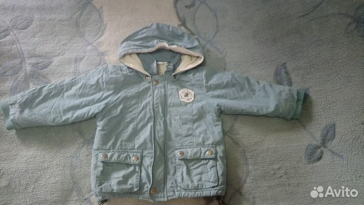 Тёплые куртки, штаны до 4лет