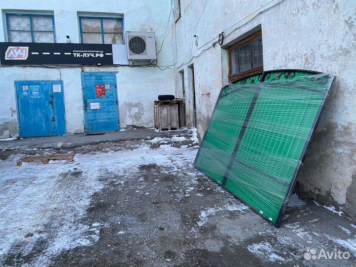 Ворота с калиткой распашные