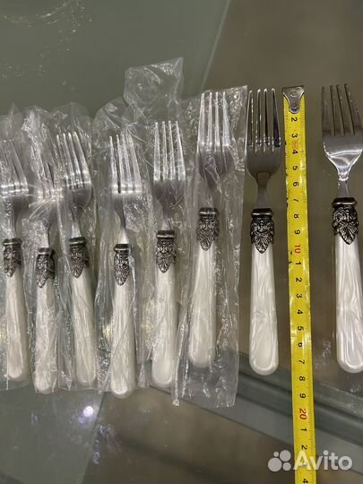 Вилки десертные 8шт новые