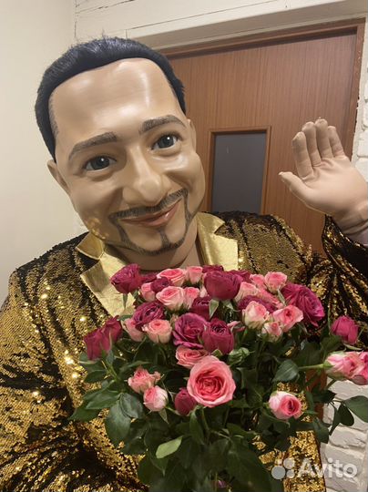 Ростовая кукла Жорик и зайка, мулатка