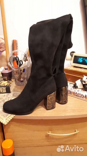 Сапоги ботфорты новые