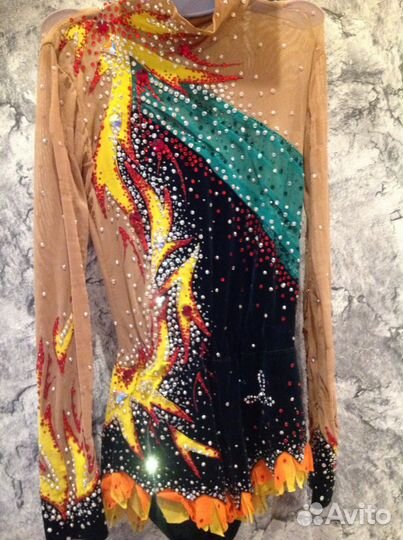 Купальник для худ. гимнастики на рост 140-150