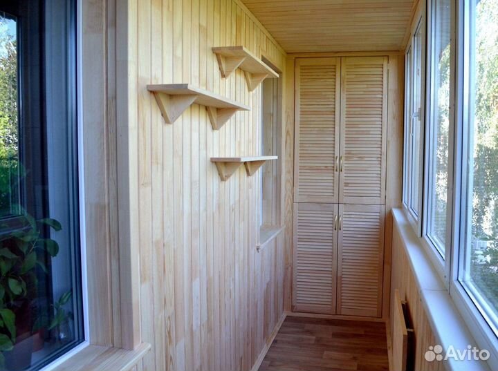 Остекление балкона,Отделка балкона,Обшивка балкона