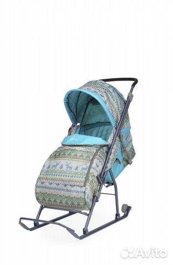 Санки коляска ника kids