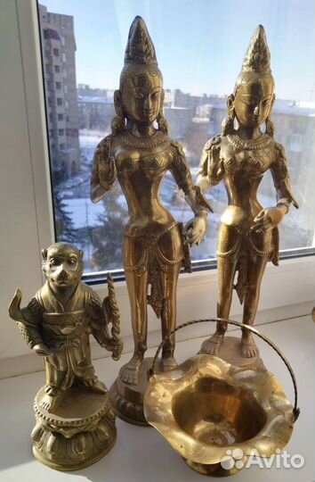 Статуэтка. Бронза. Богиня Парвати 43см