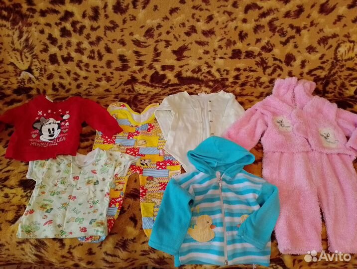 Детские вещи пакетом для девочек 68 см