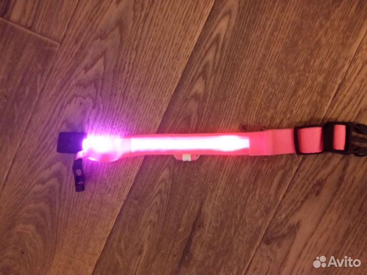 Светящийся ошейник для собак