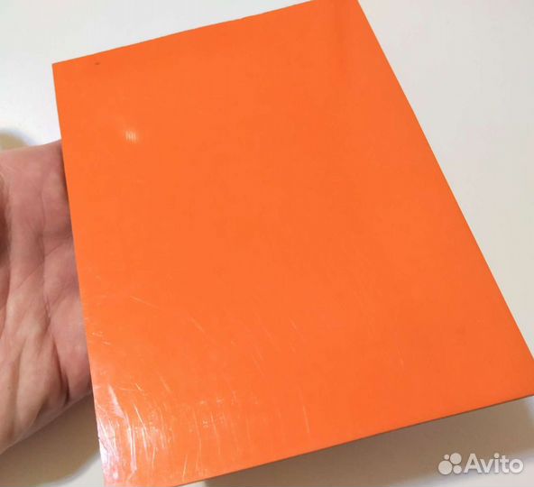 Матерьял для накладок ножа G10 orange USA