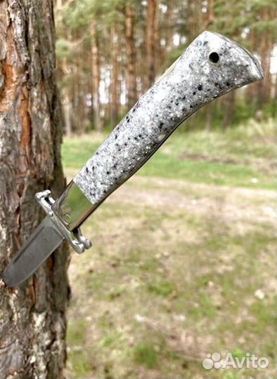 Финка нквд складная дамаск