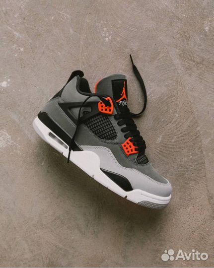 Кроссовки Nike Air Jordan 4 Серые