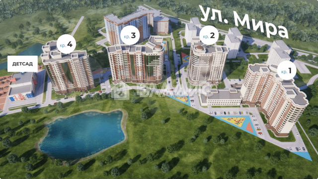 3-к. квартира, 91,4 м², 15/17 эт.