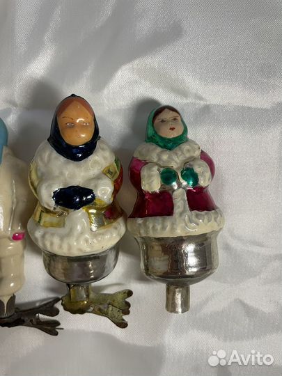 Елочные игрушки СССР на прищепке