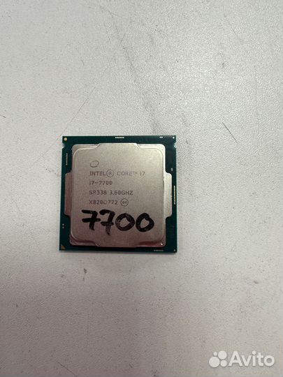 Процессор бу Core i7-7700 LGA1151 3,6 ghz скол