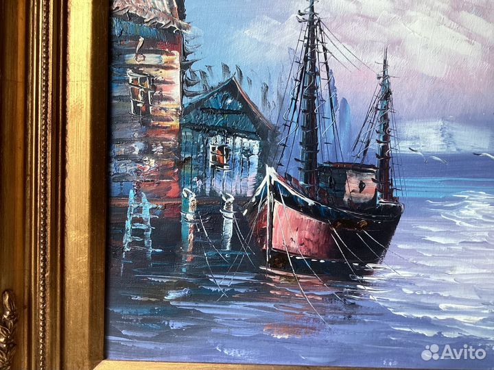 Старая картина. Италия