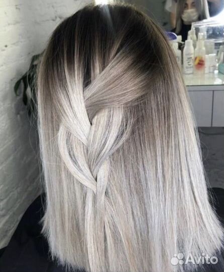 Окрашивание волос техника Айр тач