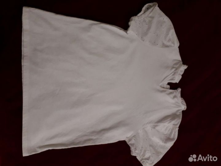 Блузка белая школьная 158