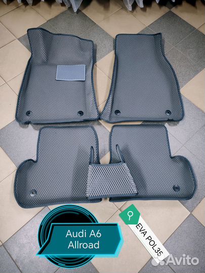 Eva коврики 3D c бортами для Audi A6 allroad II (C6)