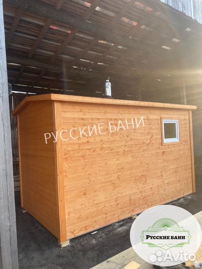 Каркасная баня 4м