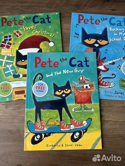 Pete the cat 3 шт