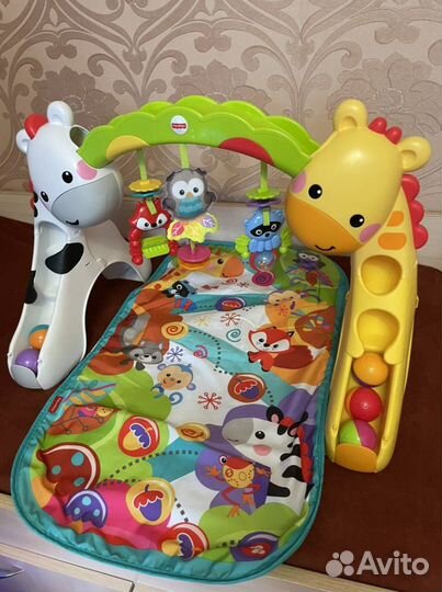 Развивающий коврик музыкальный fisher price