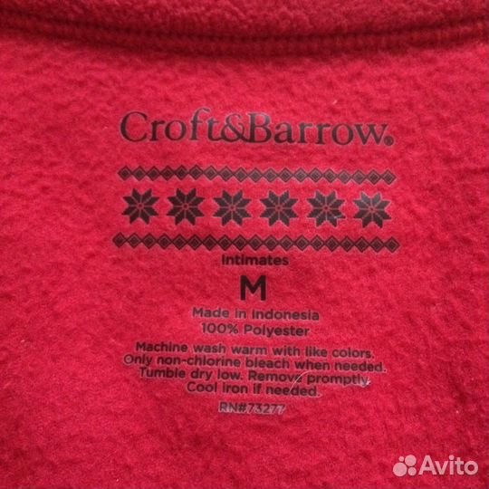 Новая Флисовая кофта CroftBarrow из США