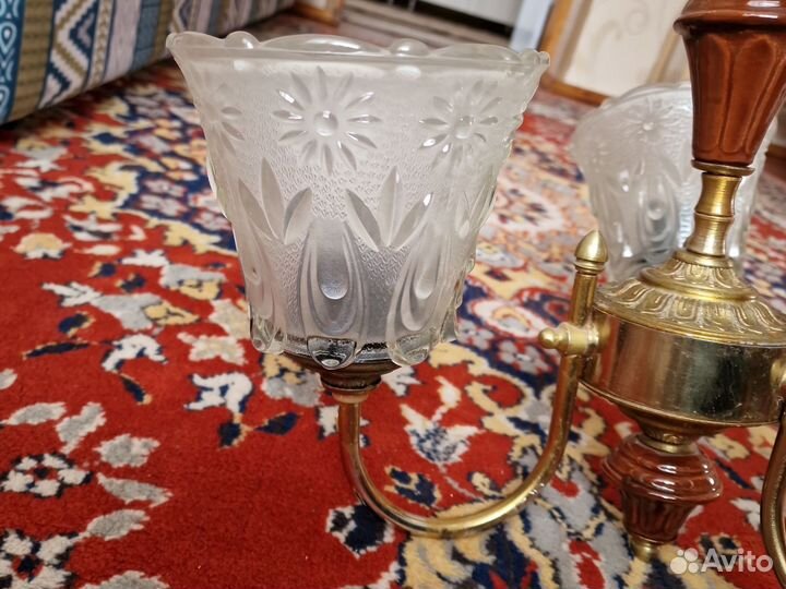Люстра 3 рожка Винтаж, сталинский ампир