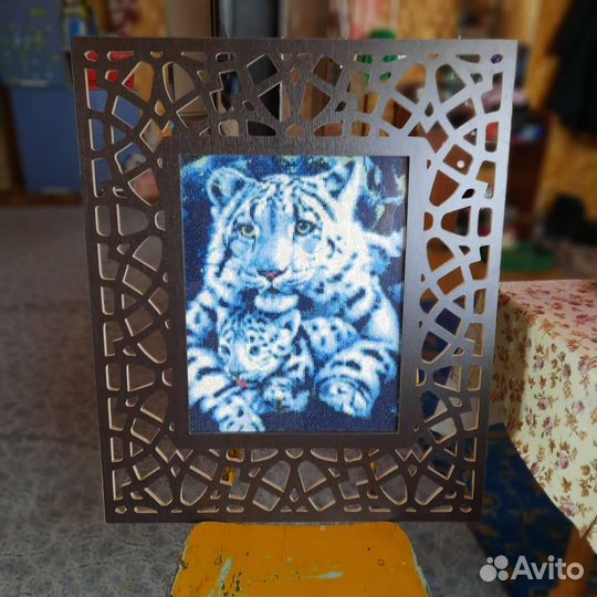 Картина панно из дерева