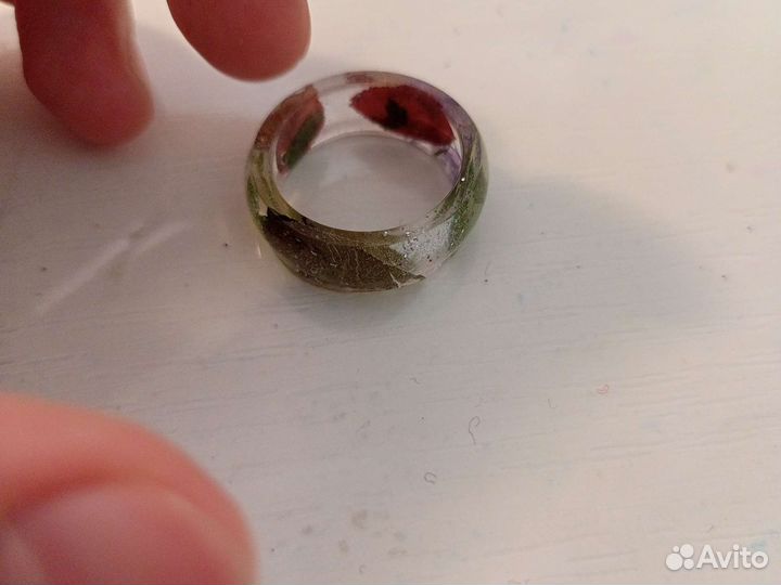 Браслет и кольцо из эпоксидной смолы