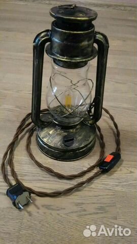 Светильник из керосиновой лампы