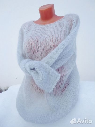 Свитер мохеровый. Ручная работа.Готовый и на заказ