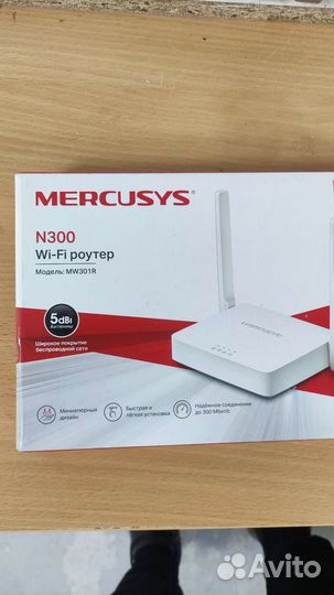 Wifi роутер mercusys n300