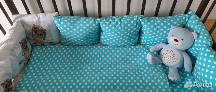 Бортики - подушки для детской кроватки