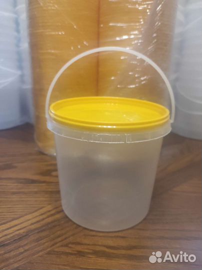 Пластиковые (новые) ведерки 1 л, Упаковка по 200