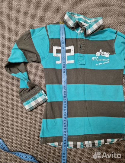 Лонгслив рубашка для мальчика 122