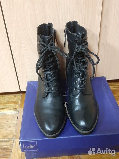 Ботинки женские, натуральная кожа, размер 40