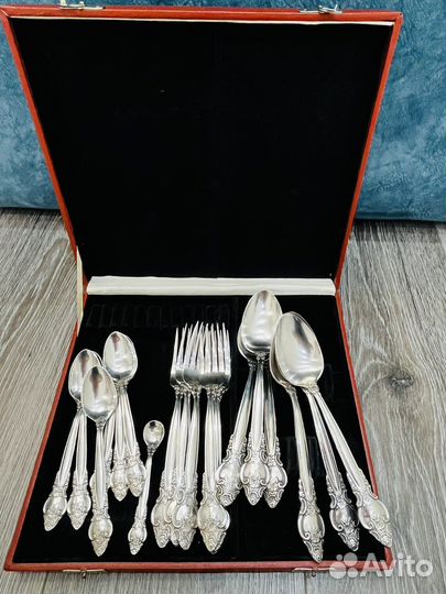 Набор столовых приборов мельхиор СССР