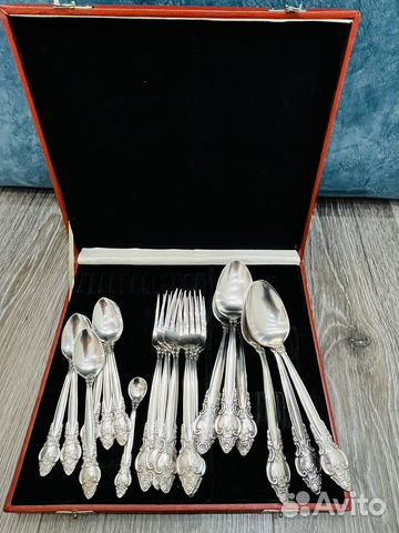 Набор столовых приборов мельхиор СССР