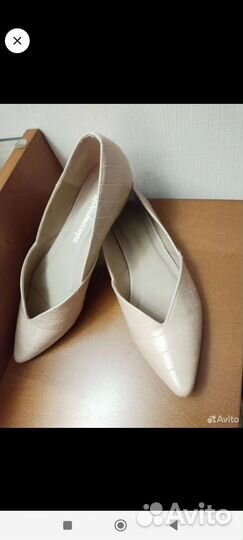 Балетки натуральная кожа 37