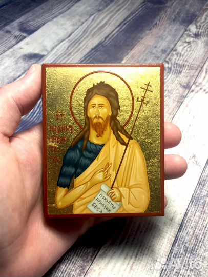 Иоанн Предтеча рукописная икона