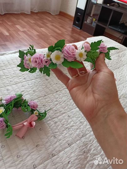 Ободок и браслет