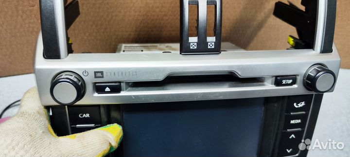 Магнитола JBL с блоком навигации Toyota Prado 150