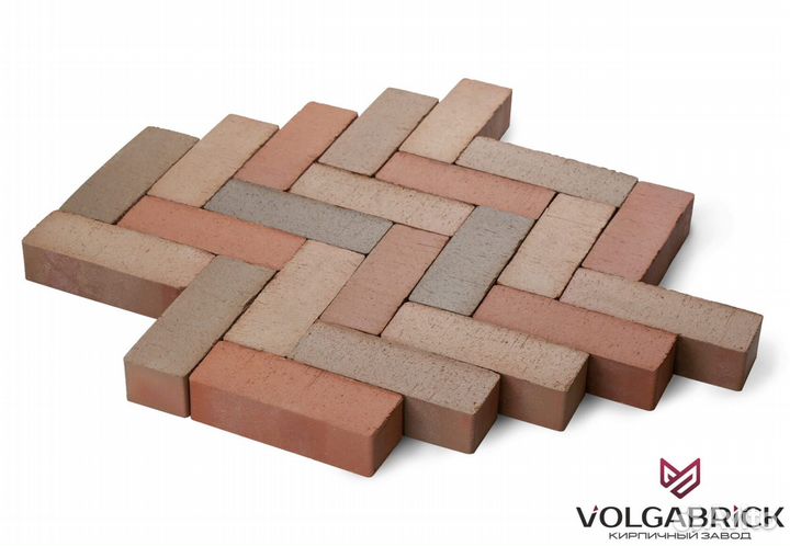 Клинкерная брусчатка Волгабрик